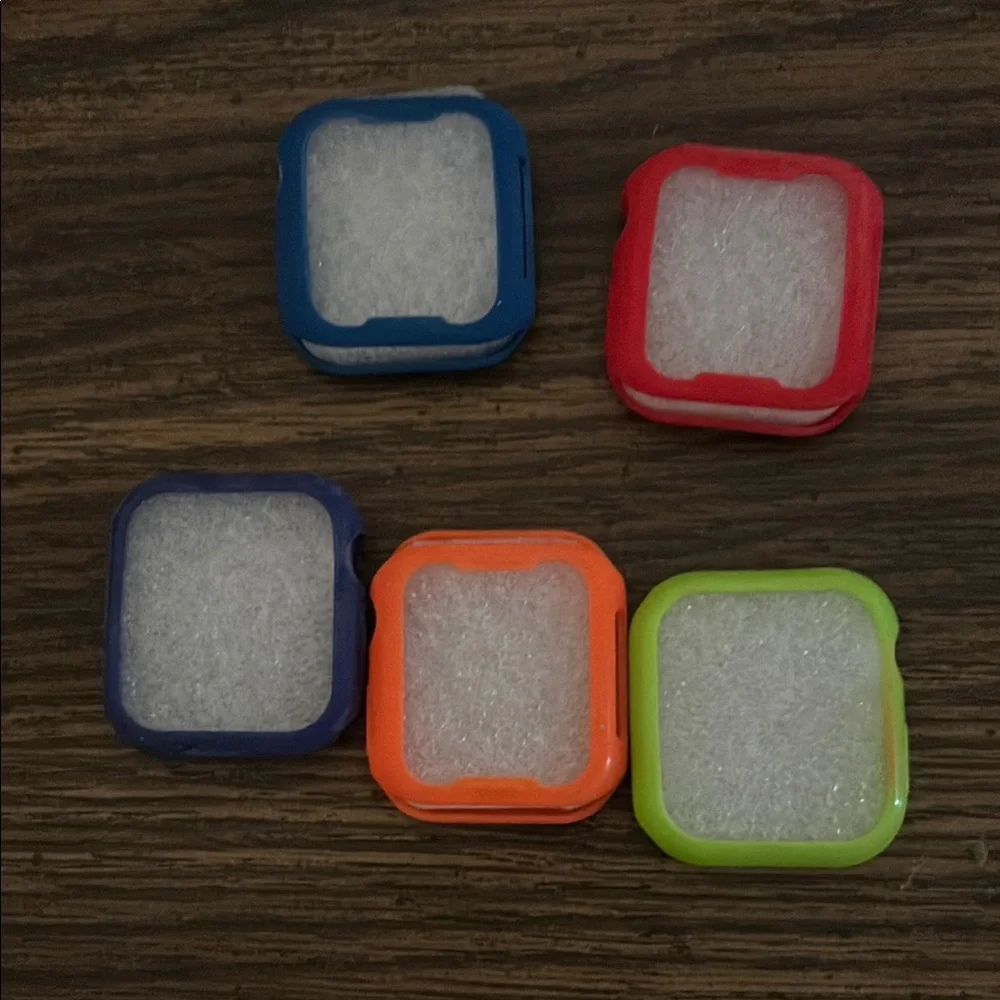 Smartwatch Case Set - Red, Blue, Orange, Green
